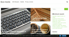 Desktop Screenshot of eco-riciclo.it